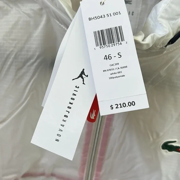 Men’s Lacoste Djokovic windbreaker